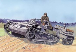 MIRAGE 35514 - 1:35 Transporter Renault UE - zestaw z wózkiem zaopatrzeniowym