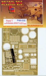 PART P48035 - 1:48 Ford T M1917 A.E.F. Ambulance