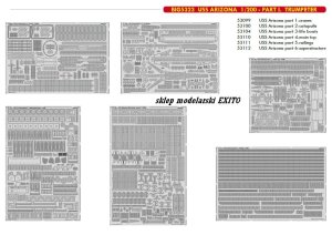 EDUARD BIG5323 - 1:200 USS Arizona part I