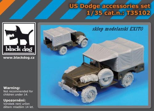 Przejdź do produktu BLACK DOG T35102 - 1:35 US Dodge accessories set