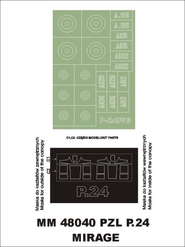 Przejdź do produktu MONTEX MM48040 - 1:48 PZL P.24 F/G