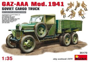 MINIART 35173 - 1:35 GAZ-AAA Mod.1941 Soviet Cargo Truck w/ figures
