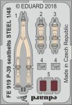 EDUARD FE919 - 1:48 P-39 seatbelts - Steel