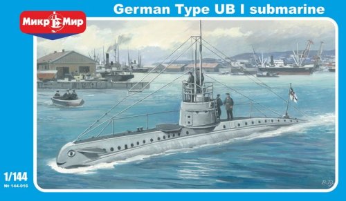 Przejdź do produktu MIKROMIR 144016 - 1:144 German Type UB I Submarine