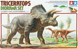 TAMIYA 60104 - 1:35 Triceratops Diorama Set
