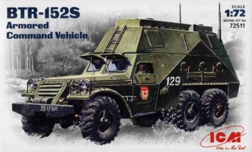 Przejdź do produktu ICM 72511 - 1:72 BTR-152S, Soviet Armored Command Vehicle