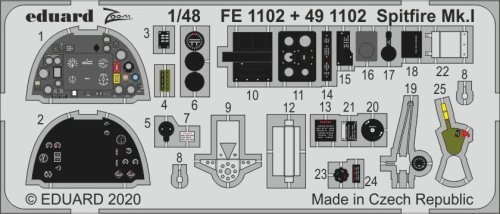 Przejdź do produktu Eduard FE1102 - 1:48 Spitfire Mk.I