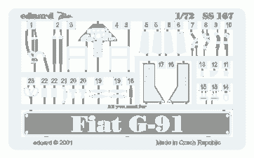Przejdź do produktu EDUARD SS167 - 1:72 Fiat G-91