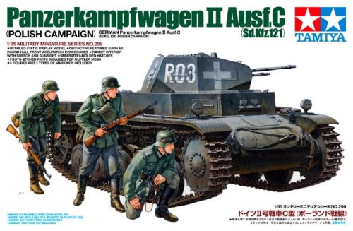 Przejdź do produktu TAMIYA 35299 - 1:35 Pz.Kpfw. II Ausf.C (Sd.Kfz.121) Polish Campaign