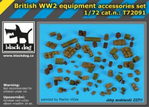 BLACK DOG T72091 - 1:72 British WW II equipment accessories set