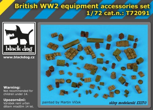 Przejdź do produktu BLACK DOG T72091 - 1:72 British WW II equipment accessories set