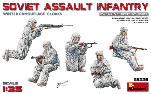 Przejdź do produktu MINIART 35226 - 1:35 Soviet Assault Infantry ( Winter Camouflage Cloaks )