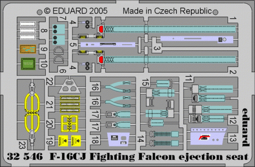 Przejdź do produktu EDUARD 32546 - 1:32 F-16CJ ejection seat
