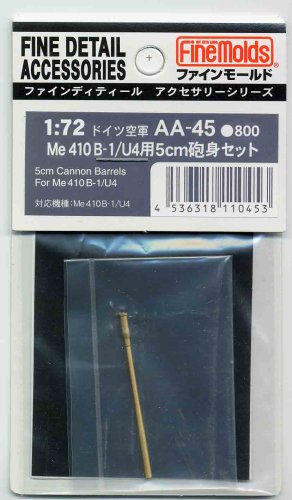 Przejdź do produktu FINE MOLDS AA45 - 1:72 5cm Cannon Barrels For Me410 B-1 / U4