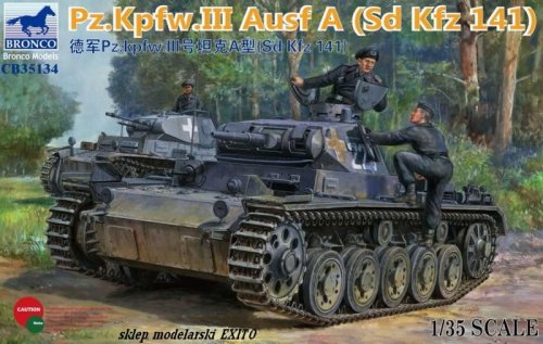 Przejdź do produktu BRONCO CB 35134 - 1:35 Pz.Kpfw. III Ausf. A (Sd Kfz 141)