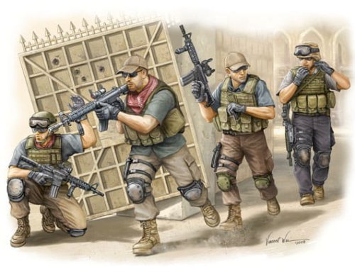 Przejdź do produktu TRUMPETER 00419 - 1:35 PMC in Iraq Fire Movement Team