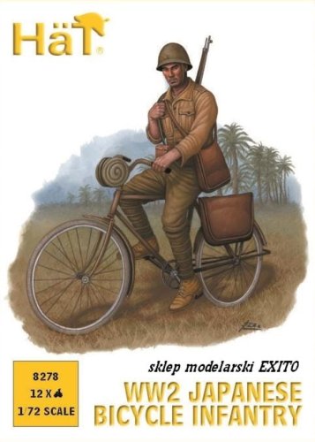 Przejdź do produktu HAT 8278 - 1:72 WW2 Japanese Bicycle Infantry