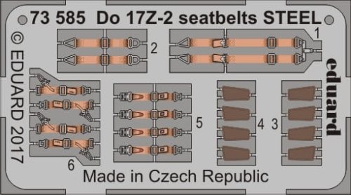 Przejdź do produktu EDUARD 73585 - 1:72 Do 17Z-2 seatbelts - Steel