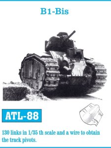 Friulmodel ATL-088 - 1:35 Metalowe gąsienice B1 Bis
