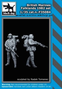 BLACK DOG F35084 - 1:35 British Marines Falklands 1982 Set