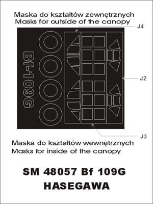 Przejdź do produktu MONTEX SM48057 - 1:48 Messerschmitt Bf-109 G-2