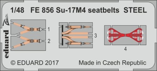 Przejdź do produktu EDUARD FE856 - 1:48 Su-17M4 seatbelts - Steel