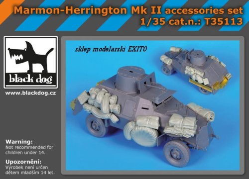 Przejdź do produktu BLACK DOG T35113 - 1:35 Marmon-Herrington Mk II accessories set