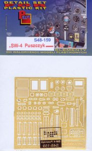 PART S48159 - 1:48 PZL SW-4 Puszczyk