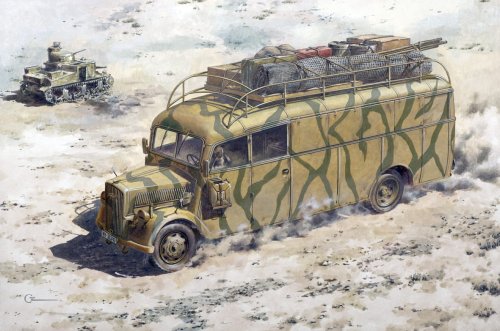 Przejdź do produktu RODEN 723 - 1:72 Opel 3.6-47 Omnibus Staffwagen