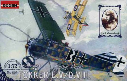 Przejdź do produktu RODEN 004 - 1:72 Fokker E.V/D.VIII