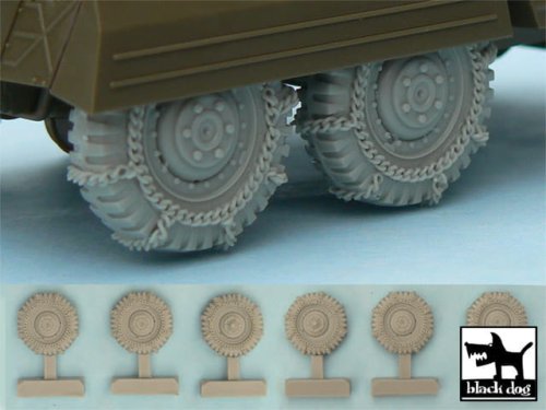Przejdź do produktu BLACK DOG T48042 - 1:48 M 8 / M 20 snowchained wheels set