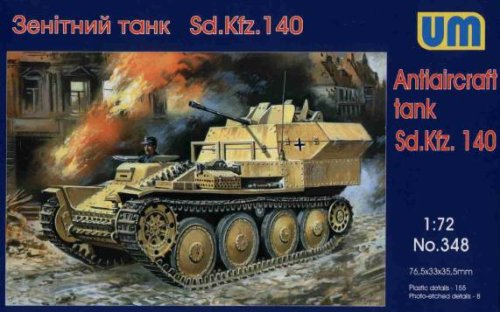 Przejdź do produktu UNIMODELS 348 - 1:72 Antiaircraft Tank Sd.Kfz 140