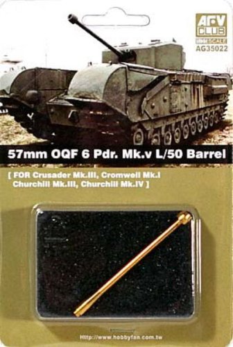 Przejdź do produktu AFV CLUB AG 35022 - 1:35 57mm OQF 6 Prd. Mk.V L/50 Barell