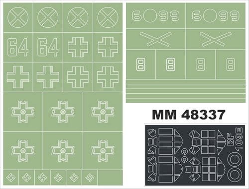Przejdź do produktu MONTEX MM48337 - 1:48 Messerschmitt Bf 109E
