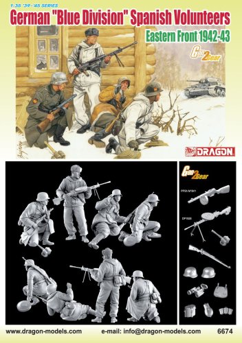 Przejdź do produktu DRAGON 6674 - 1:35 German "Blue Division" Spanish Volunteers Eastern Front