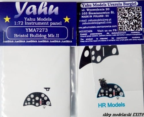 Przejdź do produktu YAHU YMA7273 - 1:72 Bristol Bulldog tablica przyrządów