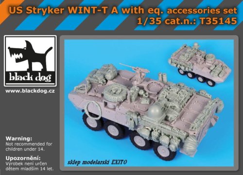 Przejdź do produktu BLACK DOG T35145 - 1:35 US Stryker WINT-T A with equipment accessories set