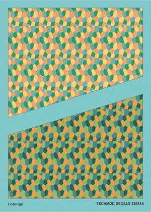 Przejdź do produktu TECHMOD 32031 - 1:32 Lozenge 4 colours