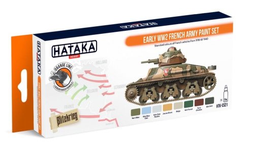 Przejdź do produktu HATAKA CS21 - Zestaw farb Early WW2 French Army