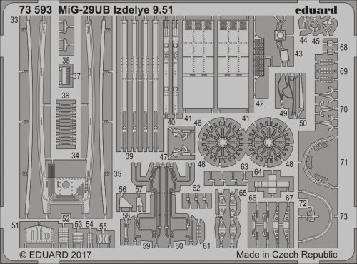 Przejdź do produktu EDUARD 73593 - 1:72 MiG-29UB Izdelye 9.51