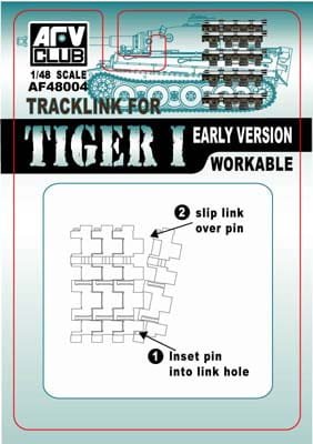 Przejdź do produktu AFV CLUB 48004 - 1:48 Track for Tiger I early version