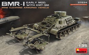 MINIART 37034 - 1:35 BMR-1 early mod with KMT-5M Mine Clearing Armored Vehicle