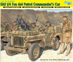 DRAGON 6724 - 1:35 SAS 1/4 Ton 4x4 Patrol Commanders Car
