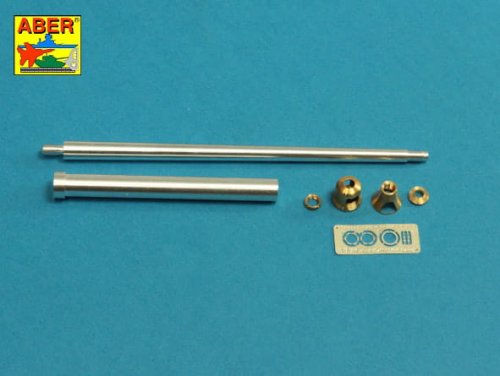 Przejdź do produktu Aber 35L-247 - 1:35 Lufa 8,8cm armaty Kw.K 43/3 L/71 do czołgu Tiger II z wieżą Porsche wczesnej produkcji