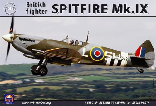 Przejdź do produktu ARK MODELS 48008 - 1:48 Spitfire Mk.IX (2 kits)