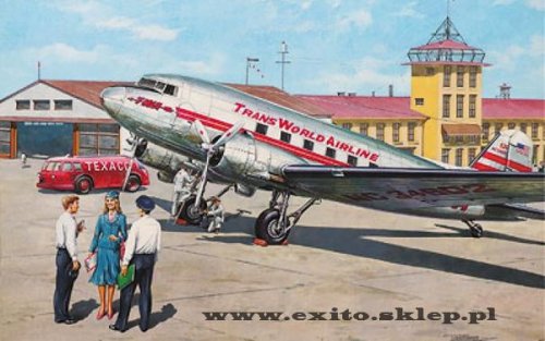 Przejdź do produktu RODEN 309 - 1:144 Douglas DC-3 Trans World Airlines - late 1930 th
