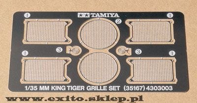 Przejdź do produktu TAMIYA 35167 - 1:35 King Tiger - Grille Set