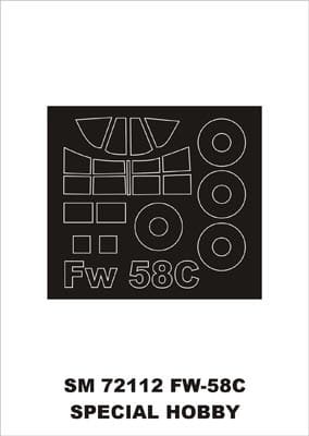 Przejdź do produktu MONTEX SM72112 - 1:72 Fw-58 C