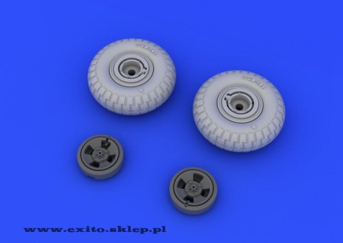Przejdź do produktu EDUARD 648118 - 1:48 Spitfire wheels - 4 spoke w/pattern