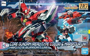 BANDAI 5058301 - 1:144 Core Gundam (Real type colour) + Marsfour Unit - HG